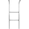 Stege till studsmatta 2 steg stål silver vidaXL 72 cm – miniatyr 3