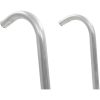 Stege till studsmatta 2 steg stål silver vidaXL 72 cm – miniatyr 4