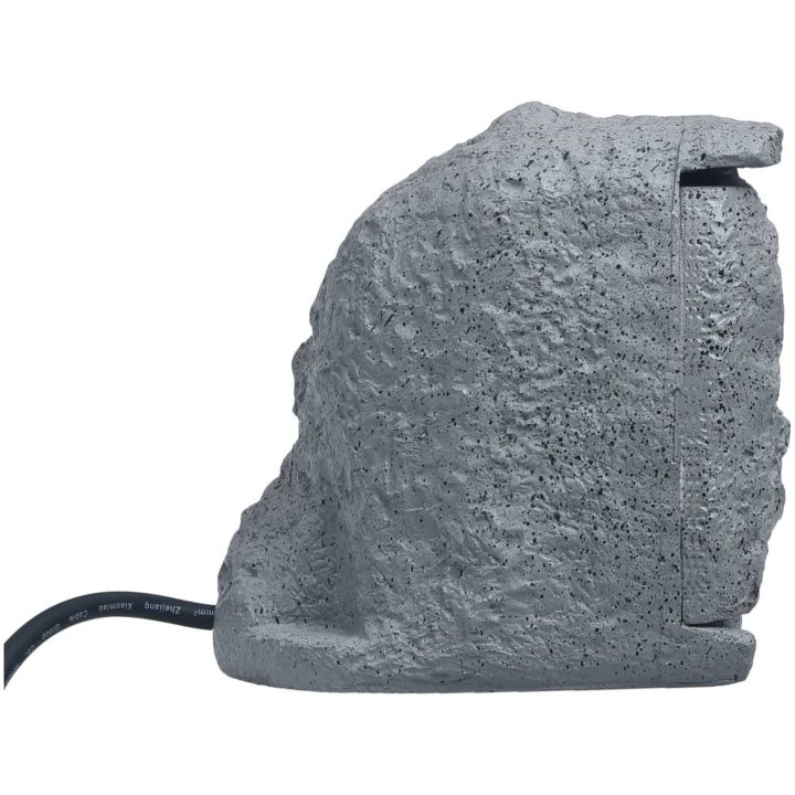 Stenformat trädgårdsuttag 2 uttag polyresin grå vidaXL – bild 4