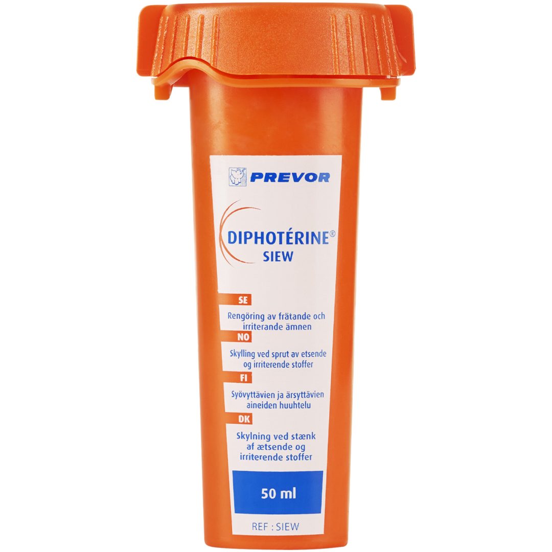 Steriliserad sköljvätska Diphoterine Siew MC SKÖLJVÄTSKA DIPHOTERINE 50 ML