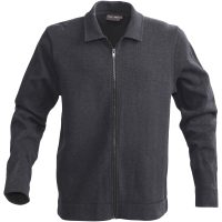 Stickad cardigan Wilmer Antracit Mac One