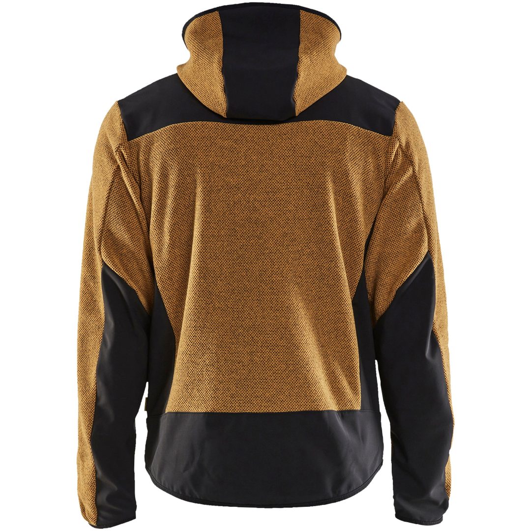 Stickad Jacka Gul/svart 59402536 Blåkläder JACKET 59402536 YELLOW/BLA XS – bild 2