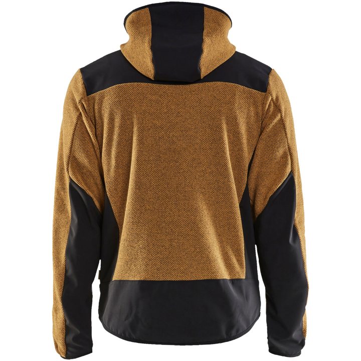 Stickad Jacka Gul/svart 59402536 Blåkläder JACKET 59402536 YELLOW/BLA XS – bild 2