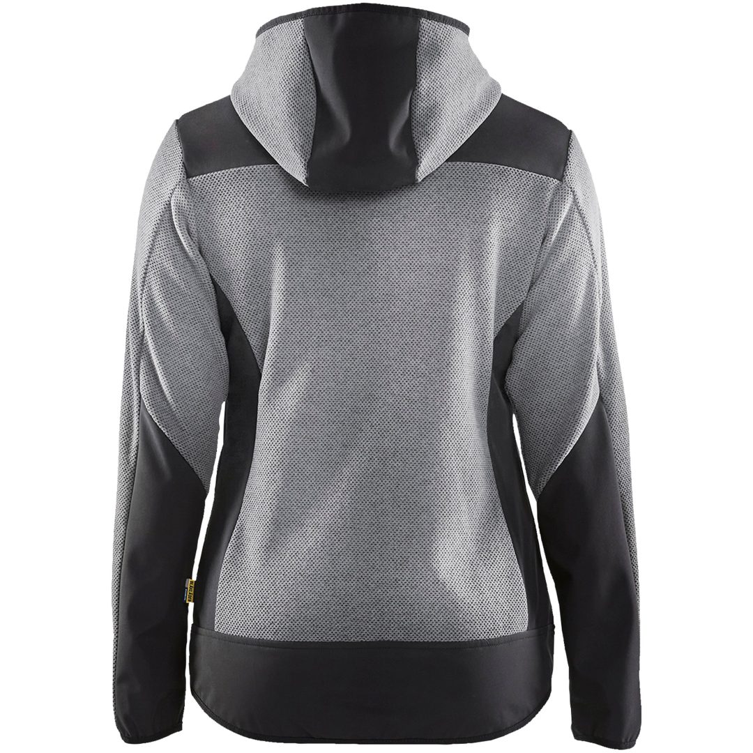 Stickad Jacka Svart/grå 59412536 Blåkläder JACKET 59412536 GREYMEL/BL XS – bild 2