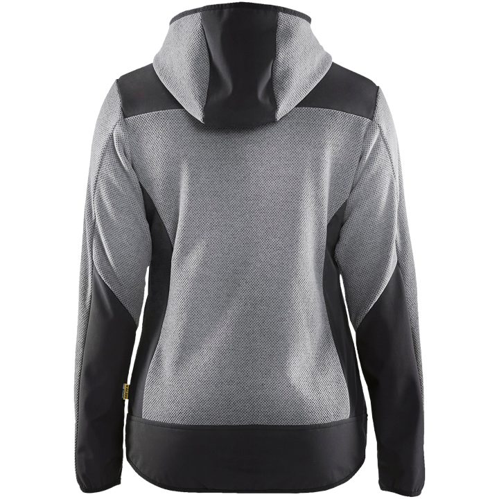 Stickad Jacka Svart/grå 59412536 Blåkläder JACKET 59412536 GREYMEL/BL XS – bild 2