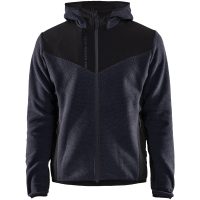 Stickad Jacka Svart/marin 59402536 Blåkläder