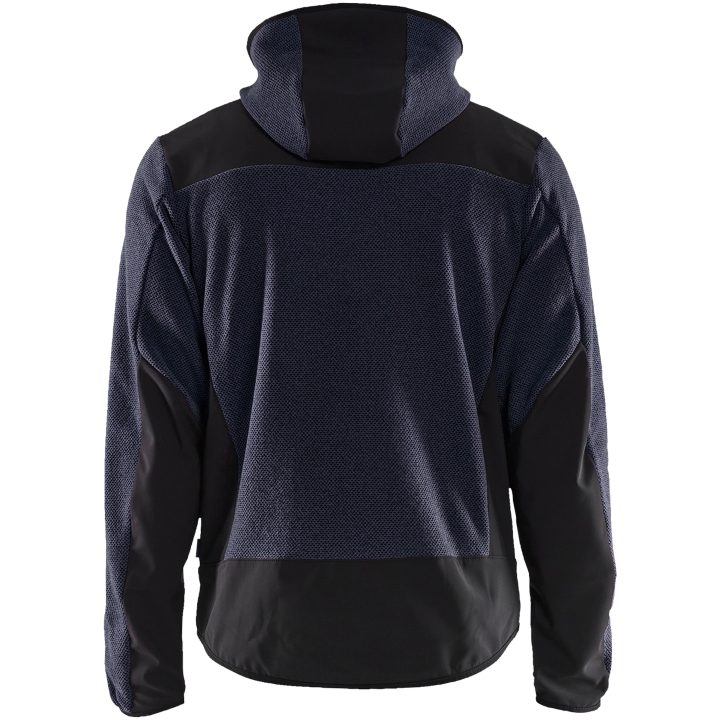 Stickad Jacka Svart/marin 59402536 Blåkläder JACKET 59402536 NAYV/BLACK XS – bild 2