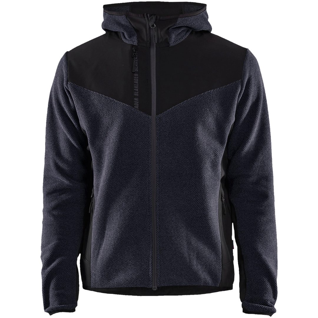 Stickad Jacka Svart/marin 59402536 Blåkläder JACKET 59402536 NAYV/BLACK XS