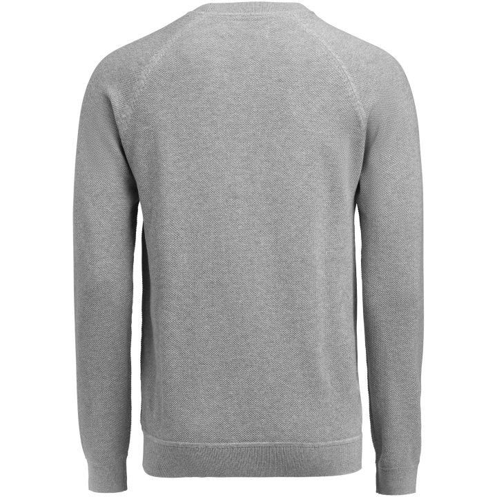 Stickad tröja Ashland Casual Gråmelerad James Harvest – bild 7