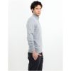 Stickad tröja Ashland Halfzip Gråmelerad James Harvest – miniatyr 4