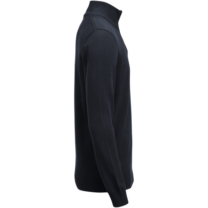 Stickad tröja Ashland Halfzip Marinblå James Harvest – bild 3