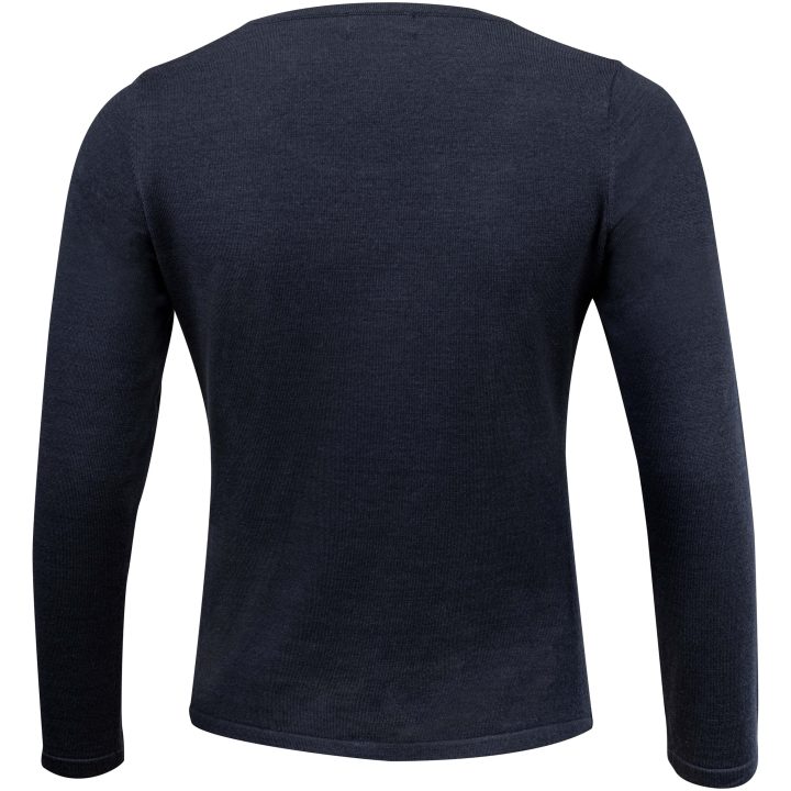 Stickad tröja Dam Merino U Marinblå J.Harvest & Frost XS – bild 2