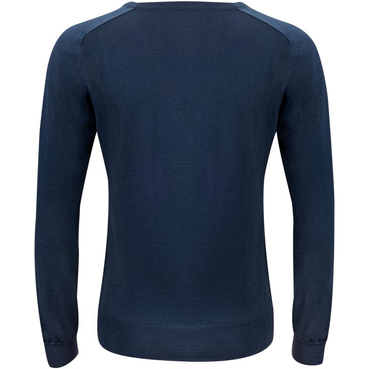 Stickad tröja Dam Merino V Marinblå J.Harvest & Frost XS – bild 2