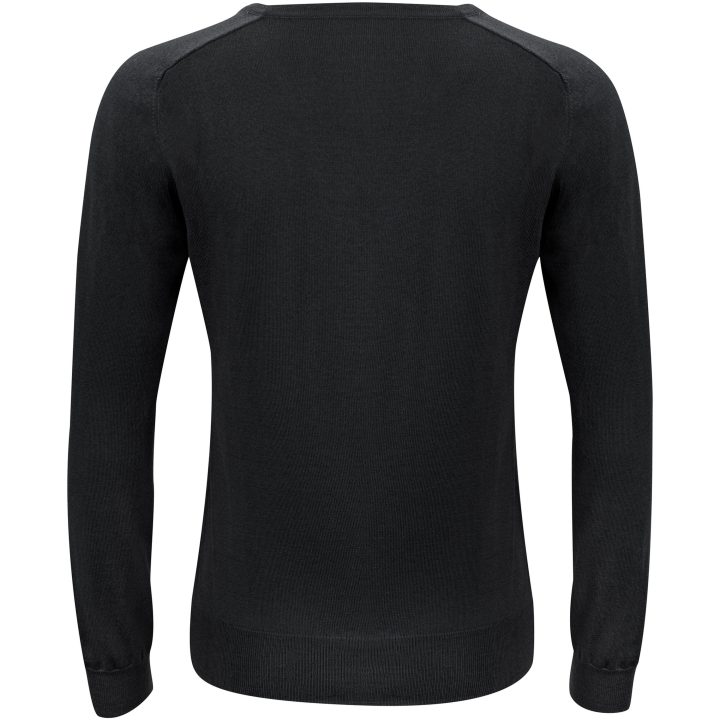 Stickad tröja Dam Merino V Svart J.Harvest & Frost XS – bild 2