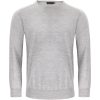 Stickad tröja Merino U Ljusgrå melerad J.Harvest & Frost s – miniatyr 1