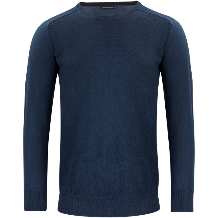 Stickad tröja Merino U Marinblå J.Harvest & Frost s – bild 2