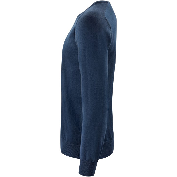 Stickad tröja Merino U Marinblå J.Harvest & Frost s – bild 4