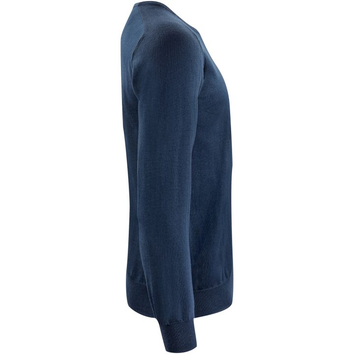 Stickad tröja Merino U Marinblå J.Harvest & Frost s – bild 5