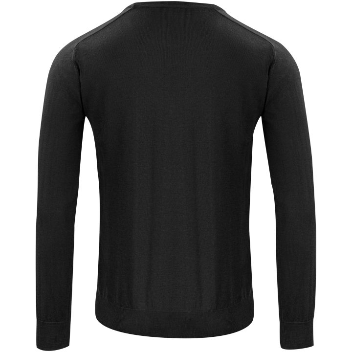 Stickad tröja Merino U Svart J.Harvest & Frost s – bild 2