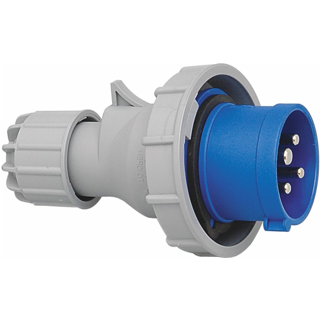 Stickpropp, 16A, 3P+J, 9h, 230V, IP67 MALMBERGS