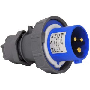 Stickpropp, 32A, 2P+J, 6h, 230V, IP67 MALMBERGS