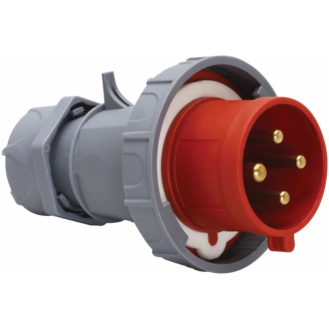 Stickpropp, 32A, 3P+J, 3h, 400V, IP67 MALMBERGS