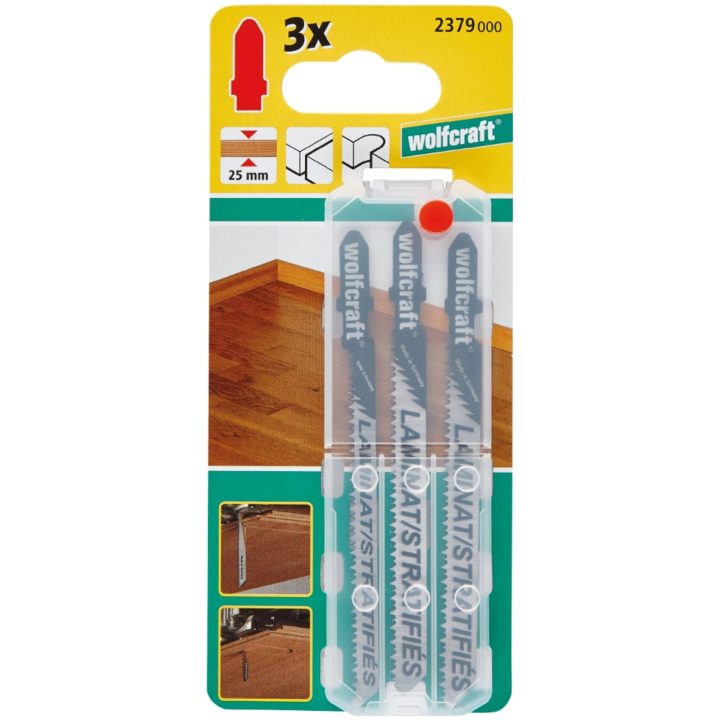 Sticksågblad 100mm Hcs 3st WOLFCRAFT Beteckning: 2379000 – bild 2