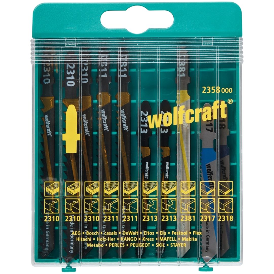 Sticksågblad 10st WOLFCRAFT Beteckning: 2358000