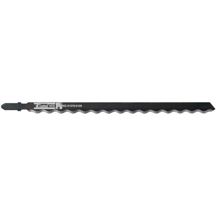 Sticksågblad av verktygsstål för gummi, läder, cellplast, wellpapp, isolering STICKSÅGBLAD KNIV 155X8X1,0MM – bild 2