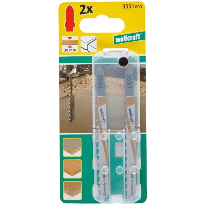 Sticksågblad Hcs 2st WOLFCRAFT Beteckning: 3551000 – bild 2