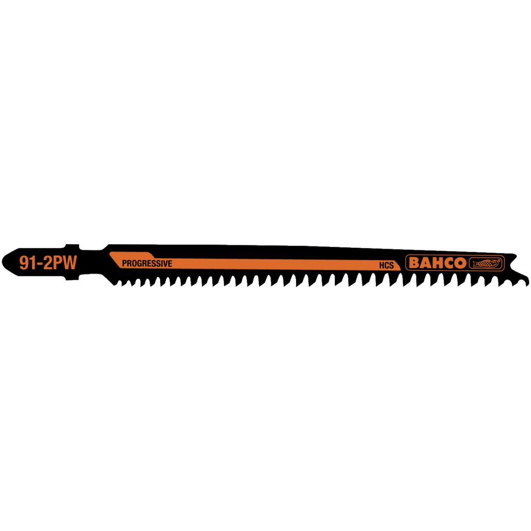 Sticksågsblad Metall / Trä BiM 5 pack BAHCO 132 mm / Tänder per tum: Prog – bild 2