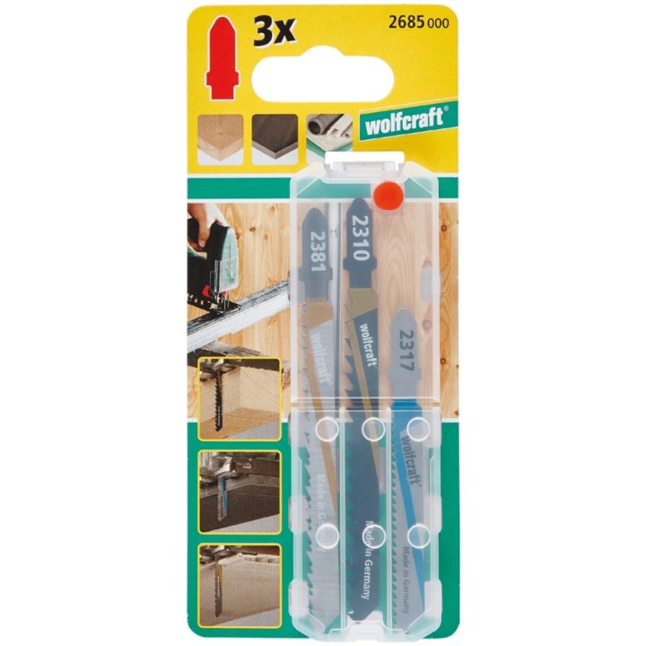 Sticksågsblad Nybörjarset Hcs 3st WOLFCRAFT Beteckning: 2685000 – bild 2