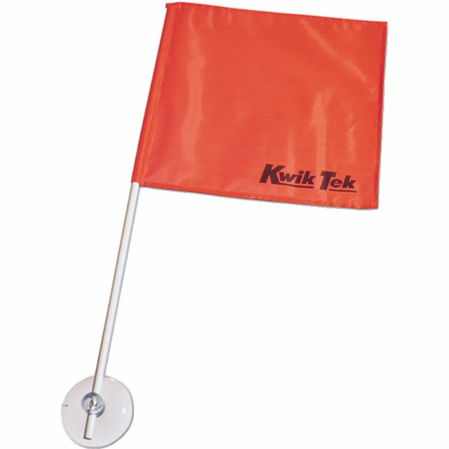 Skidflagga Orange Nylon KWIK TEK