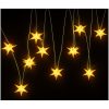 Stjärna 10 LEDs gul 10 cm vidaXL – miniatyr 4