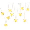 Stjärna 10 LEDs gul 10 cm vidaXL – miniatyr 5