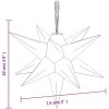 Stjärna 10 LEDs vit 10 cm vidaXL – miniatyr 12