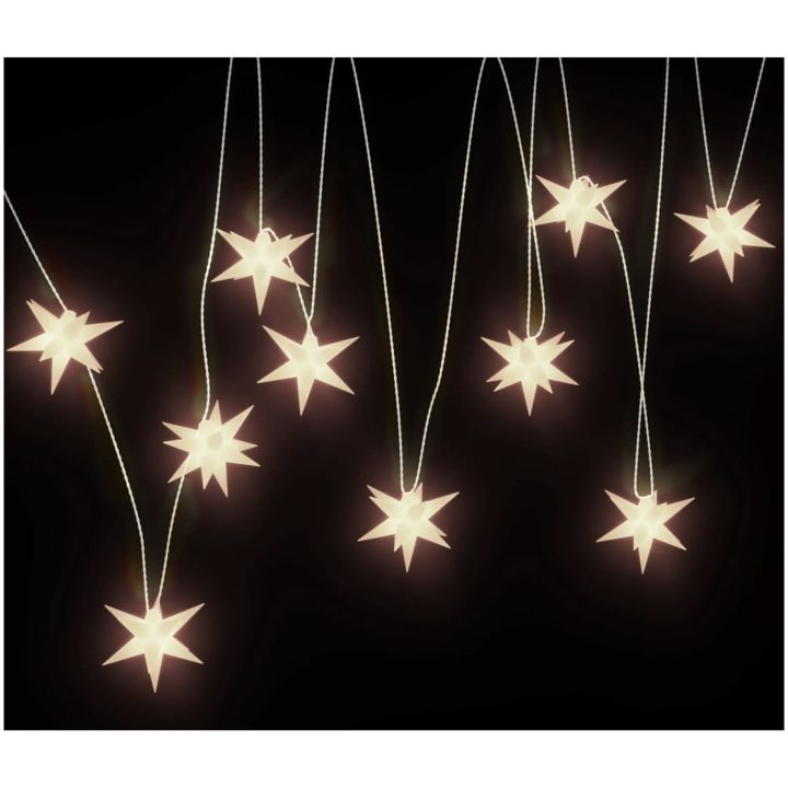 Stjärna 10 LEDs vit 10 cm vidaXL – bild 4