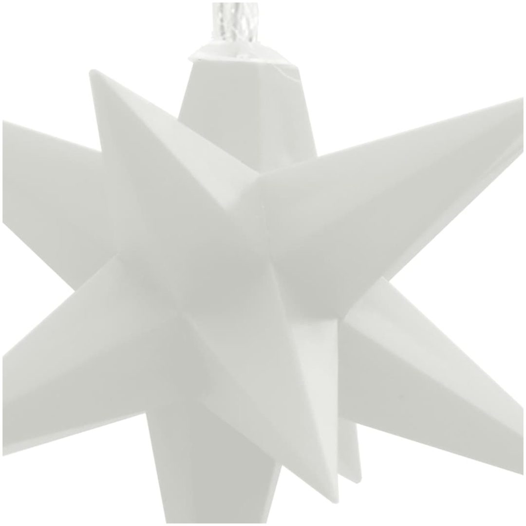 Stjärna 10 LEDs vit 10 cm vidaXL – bild 9
