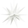 Stjärna med LED-belysning vikbar vit 57 cm vidaXL 57 cm – miniatyr 5