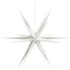 Stjärna med LED-belysning vikbar vit 57 cm vidaXL 57 cm – miniatyr 6