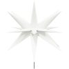 Stjärna med LED med spett vikbar vit 57 cm vidaXL – miniatyr 4