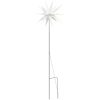 Stjärna med LED med spett vikbar vit 57 cm vidaXL – miniatyr 8