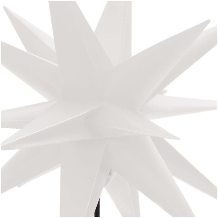 Stjärna med LED med spett vikbar vit 57 cm vidaXL – bild 10