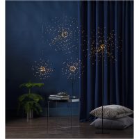 Stjärna på fot Firework Svart Star Trading