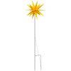 Stjärnor med spett LED 3 st vikbar gul 35 cm vidaXL – miniatyr 9