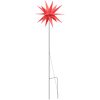 Stjärnor med spett LED 3 st vikbar röd 57 cm vidaXL – miniatyr 7