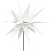 Stjärnor med spett LED 3 st vikbar vit 35 cm vidaXL – miniatyr 6