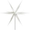 Stjärnor med spett LED 3 st vikbar vit 35 cm vidaXL – miniatyr 7