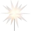 Stjärnor med spett LED 3 st vikbar vit 57 cm vidaXL – miniatyr 5
