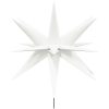 Stjärnor med spett LED 3 st vikbar vit 57 cm vidaXL – miniatyr 6